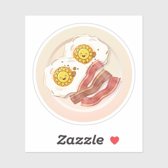 Pegatina El lado soleado hacia arriba (Hoja)