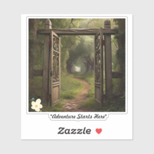 Pegatina "El largo camino"