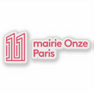 Pegatina El logo del distrito 11 de París