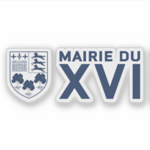 Pegatina El logo del distrito 16 de París