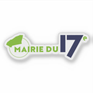 Pegatina El logo del distrito 17 de París