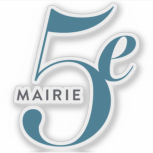 Pegatina El logo del distrito 5 de París