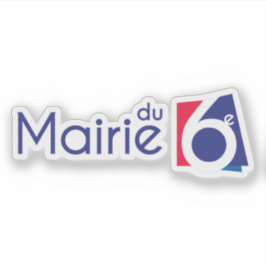 Pegatina El logo del distrito 6 de París