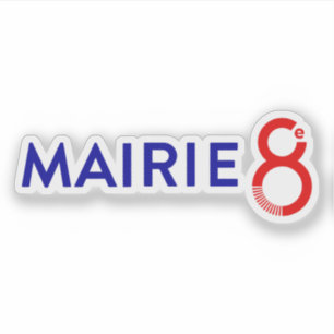 Pegatina El logo del distrito 8 de París