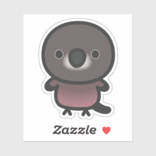 Pegatina El loro de Bourke