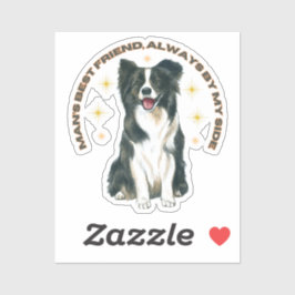 Pegatina El mejor amigo del hombre, siempre a mi lado