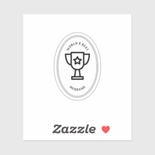 Pegatina El mejor esposo del mundo