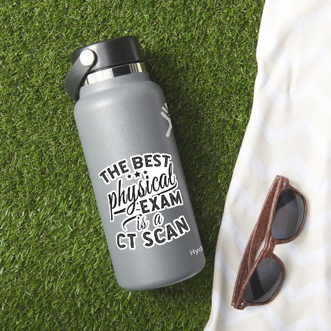 Pegatina El Mejor Examen Físico Es Un Análisis CT (HydroFlask Insitu)