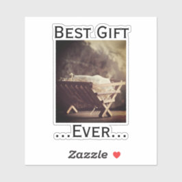 Pegatina El mejor regalo que los Navidades de la historia b