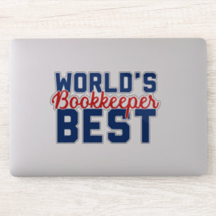 Pegatina El mejor tenedor de libros del mundo