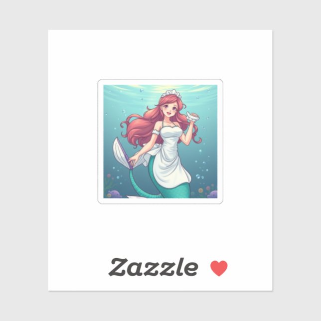 Pegatina El "merMAID" (Hoja)