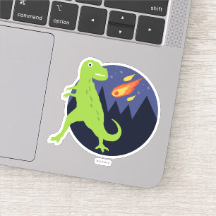 Pegatina El meteorito que se pegó