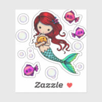 El mundo caprichoso, la sirena dulce con pescado y