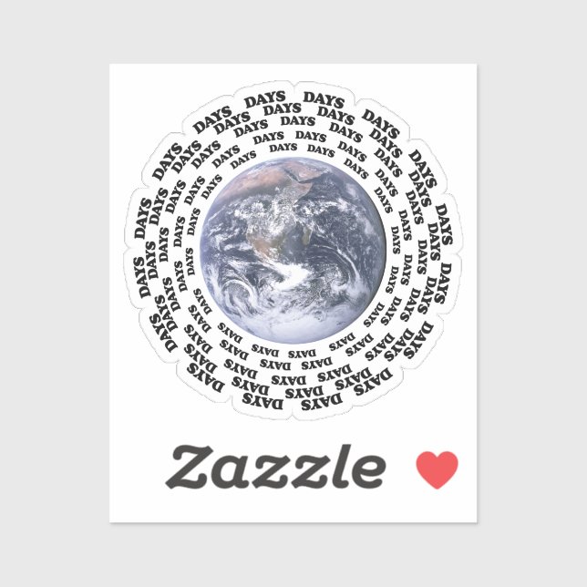 Pegatina El mundo en 80 días (Hoja)