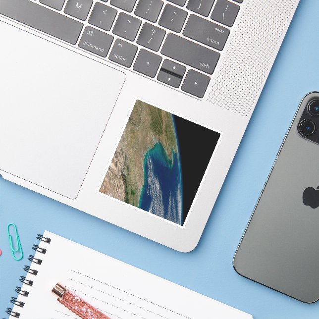 Pegatina El Norte Del Golfo De México. (Ordenado portátil con iPhone)