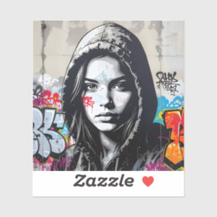 Pegatina El observador silencioso - vinilo cuadrado