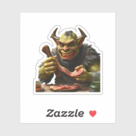 Pegatina El orco porcino