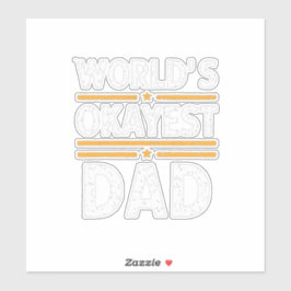 Pegatina El papá más o menos del mundo