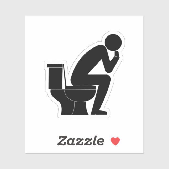 Pegatina El pensador (Hoja)