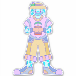 Pegatina El perro feliz