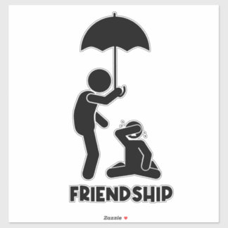 Pegatina El poder y la belleza de la amistad