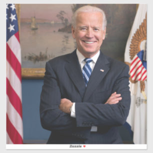 Pegatina El presidente estadounidense Joe Biden como senado