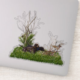 Pegatina El puntero Pudelpuntero