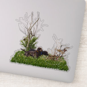 Pegatina El puntero Pudelpuntero