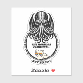 Pegatina El PURRsist de los horrores