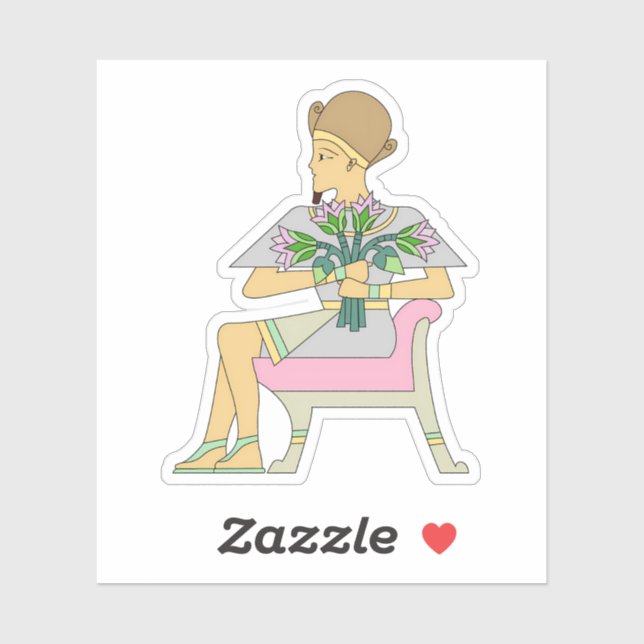 Pegatina El rey (Hoja)