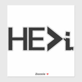 PEGATINA ÉL>REZO DE RODILLAS - ÉL MÁS GRANDE QUE BLK