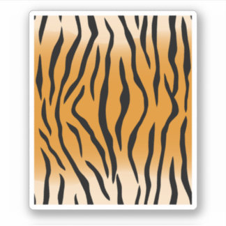 Pegatina El Safari Tigre Perfecto. Diseño perfecto