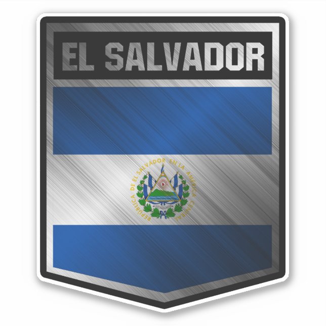Pegatina El Salvador (Anverso)