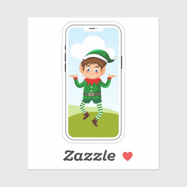 Pegatina El "sELFie" (Hoja)