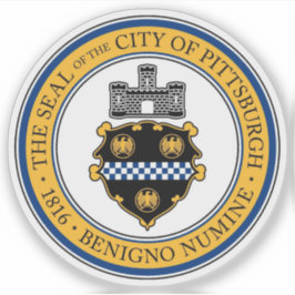 Pegatina El sello de Pittsburgh, Pennsylvania