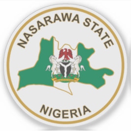 Pegatina El sello del estado de Nasarawa, Nigeria