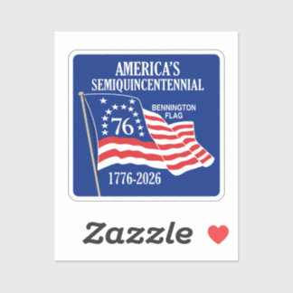 Pegatina El Semiquincentenario de Estados Unidos 1776-2026 