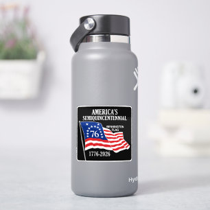 Pegatina El Semiquincentenario de Estados Unidos 1776-2026 