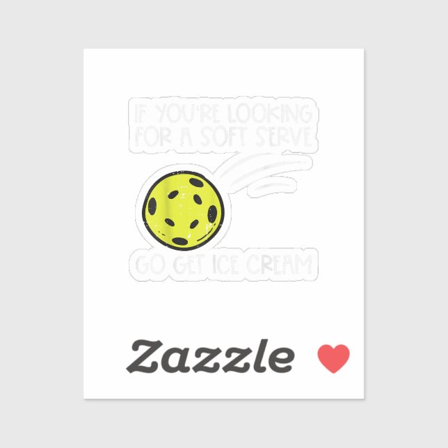 Pegatina El servicio suave de bolas de bolas de bolas me ha (Hoja)