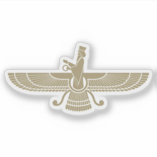 Pegatina El símbolo Faravahar, Irán
