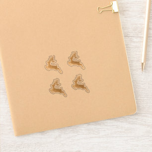 Pegatina El sobre principal del navidad de los días de