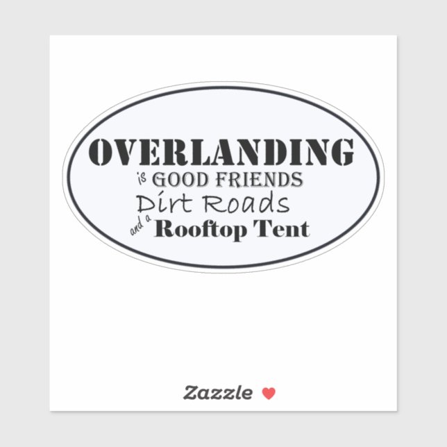 Pegatina El sobreaterrizaje es un buen amigo... y una tiend (Hoja)
