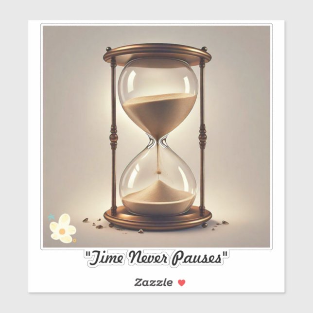 Pegatina "El Susurro del Tiempo" (Hoja)