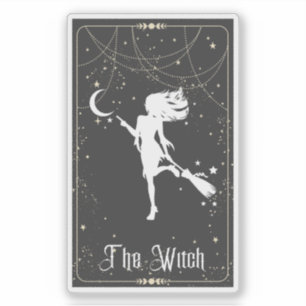 Pegatina El tarot de bruja Bonito