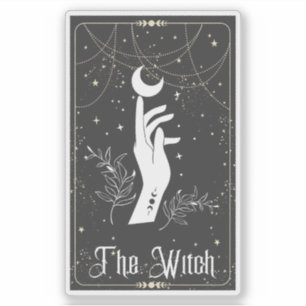 Pegatina El Tarot De La Mano De Bruja