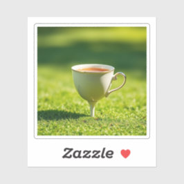 Pegatina El té en un té