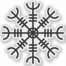 El timón de Awe - Aegishjalmur (negro)