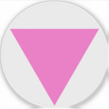 El Triángulo Rosa - Orgullo Gay LGBT (en blanco)