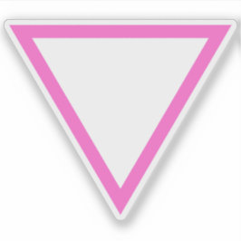 Pegatina El Triángulo Rosa v2 - Orgullo Gay LGBT