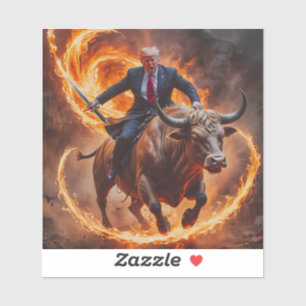Pegatina El triunfo del presidente Trump